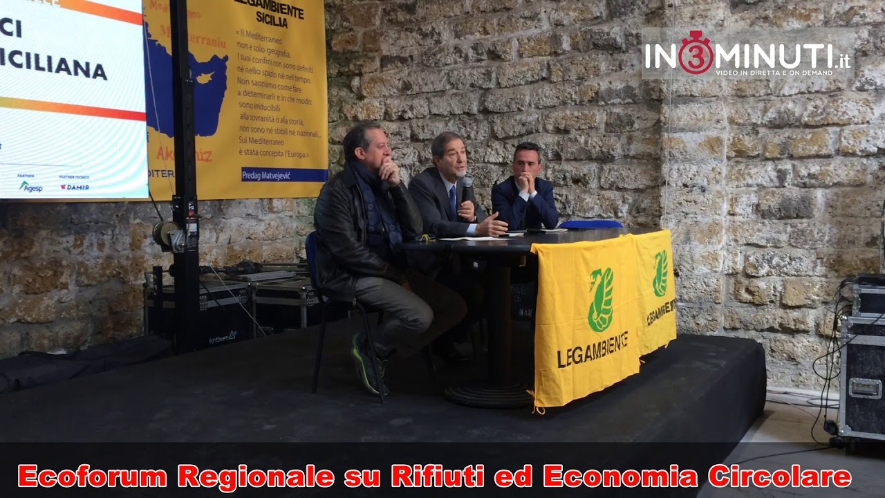 Nello Musumeci, all’Ecoforum Regionale su Rifiuti,  Cantieri Culturali alla Zisa