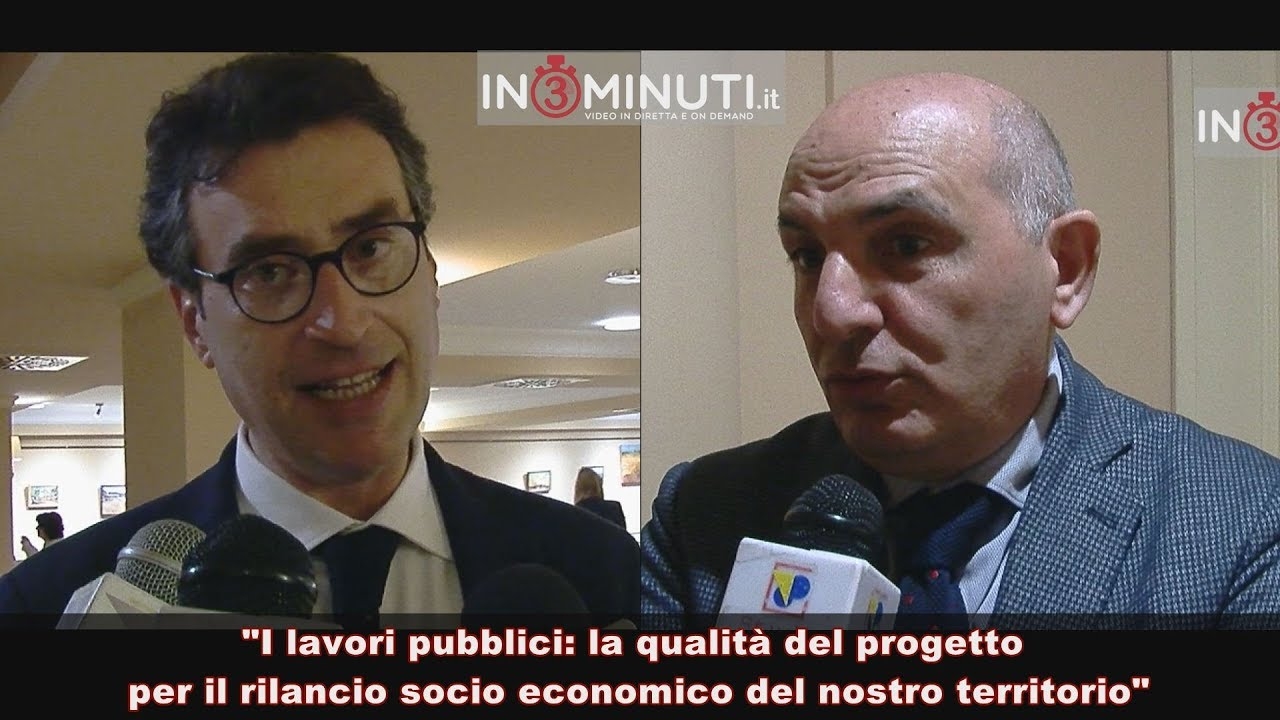I lavori pubblici la qualità del progetto per il rilancio socio economico del nostro territorio, Alfonso Cimino, Salvatore Lizzio