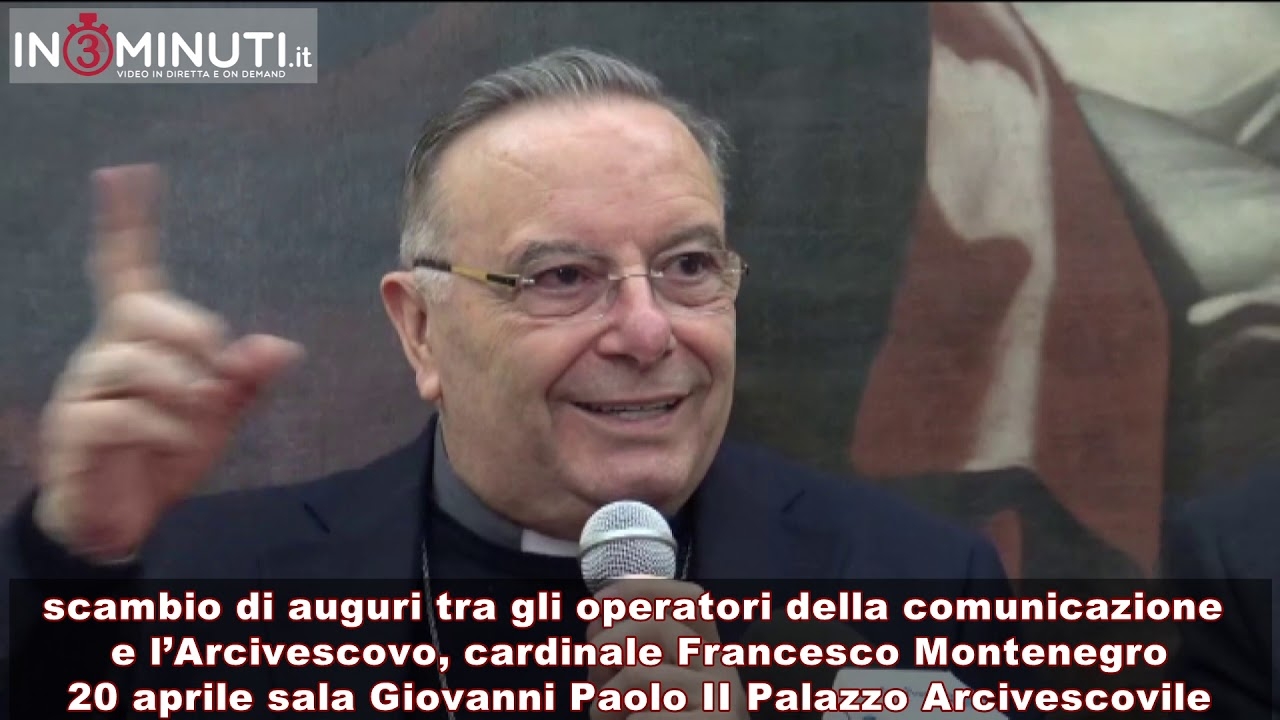 Scambio di auguri con l’Arcivescovo, cardinale Francesco Montenegro