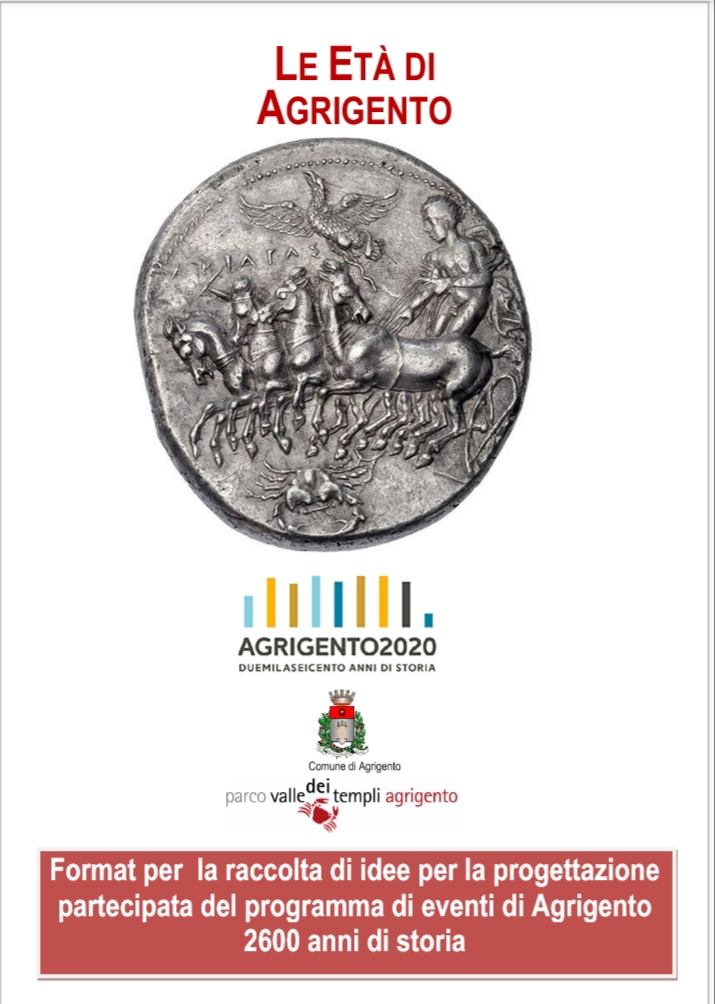 #agrigento2020 pubblicato il format, agrigento2020@gmail.com da inviare entro il 18 giugno