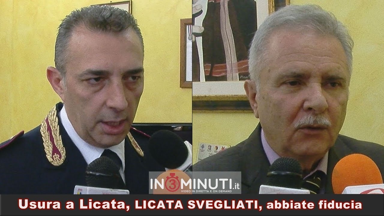 Usura a Licata, 300% il tasso  annuo, 2 arresti, ascoltiamo Giovanni Minardi e Renzo Caponetti