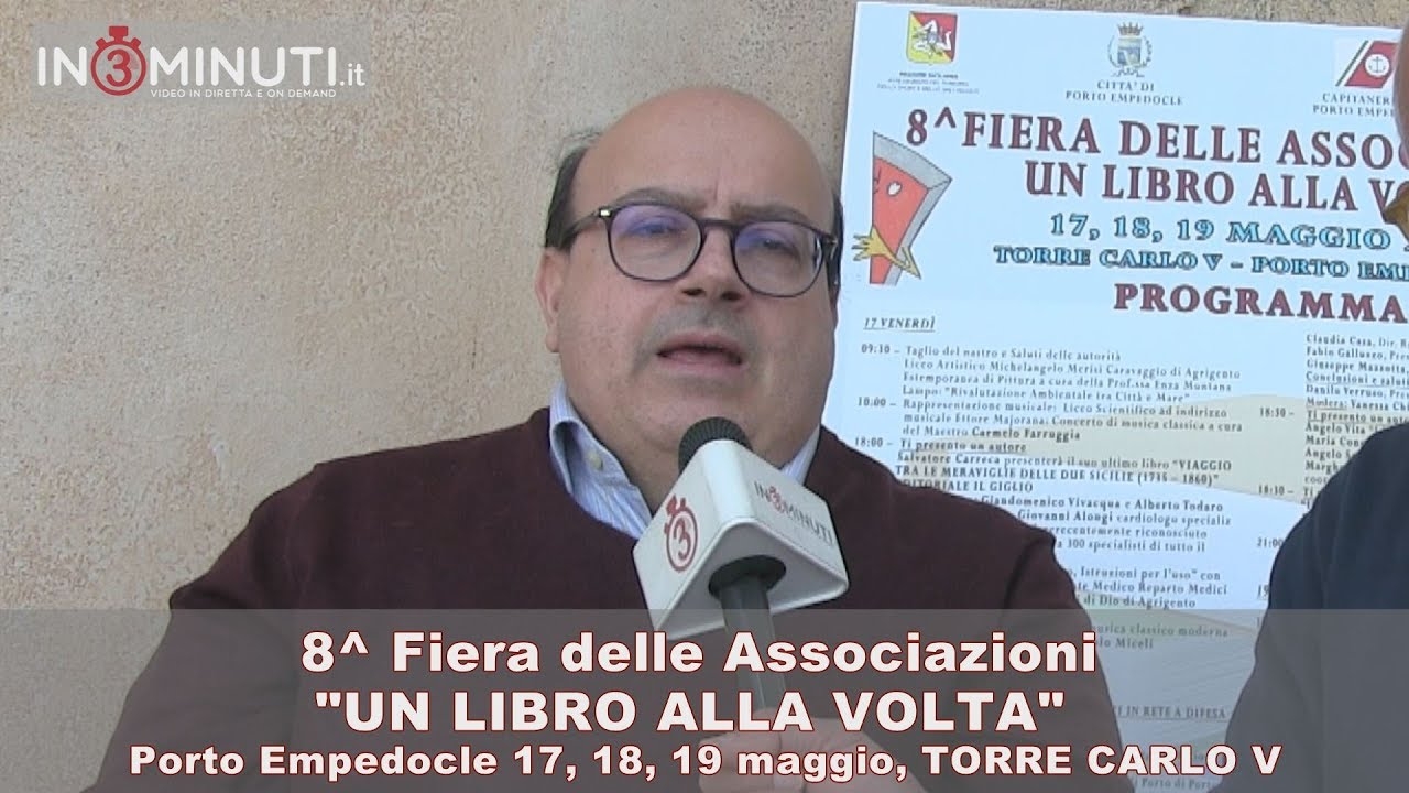 8^ Fiera delle Associazioni, UN LIBRO ALLA VOLTA, TORRE CARLO V, il programma di oggi 17 maggio