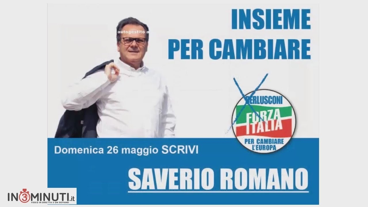 Saverio Romano candidato Elezioni Europee 26 maggio 2019, spot a pagamento