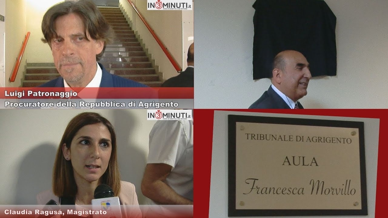 Intitolata una aula del Tribunale civile alla memoria di Francesca Morvillo, 23 maggio 2019