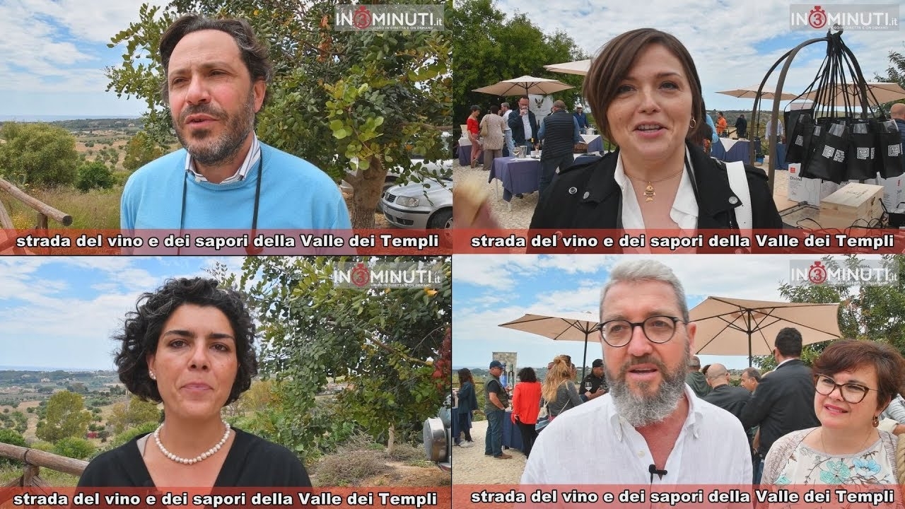 “strada del vino e dei sapori della Valle dei Templi”, ascoltiamo produttori e turisti