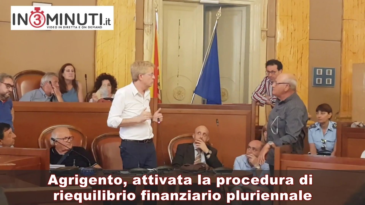 Agrigento, si “spera” nel riequilibrio finanziario pluriennale, Nello Hamel, VIDEO 11 6 19