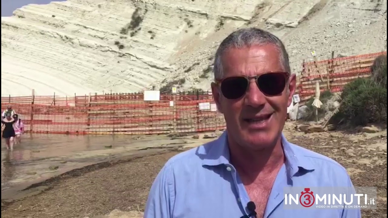 Riapre la SCALA DEI TURCHI, ascoltiamo il sindaco di Realmonte Lillo Zicari, VIDEO