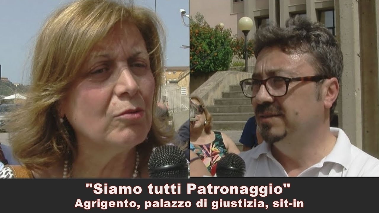 “Siamo tutti Patronaggio” sit-in dinanzi al palazzo di giustizia, VIDEO