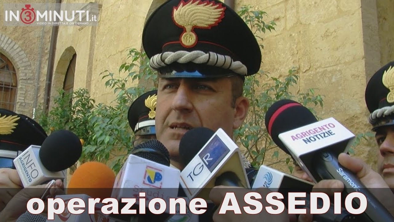 “Operazione ASSEDIO”, 7 FERMI, ascoltiamo il comandante dei Carabinieri Giovanni Pellegrino VIDEO