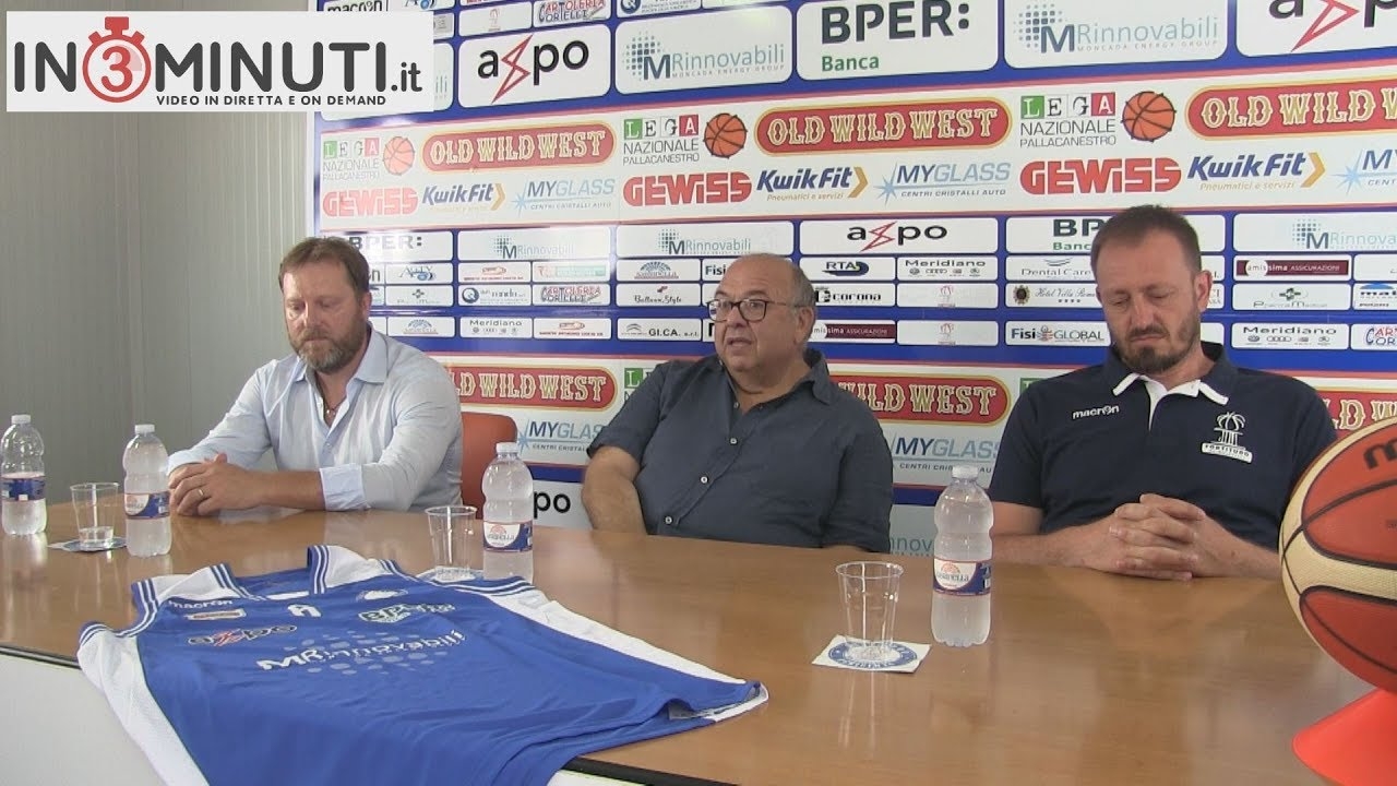 Presentato Devis Cagnardi, nuovo allenatore Fortitudo Agrigento, VIDEO