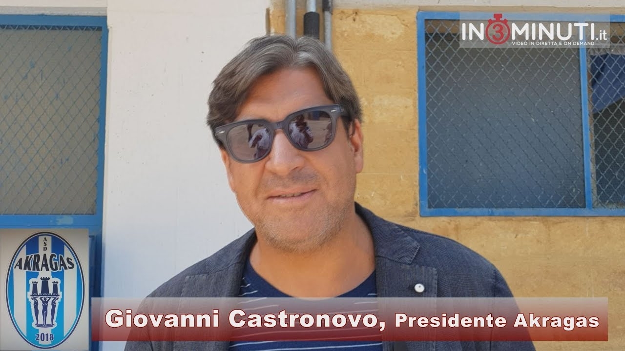 Al via l’AKRAGAS, ascoltiamo il presidente Giovanni Castronovo