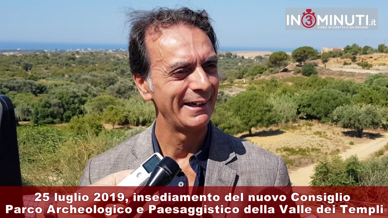Insediamento del nuovo Consiglio del Parco Archeologico, ascoltiamo il presidente Bernardo Agrò