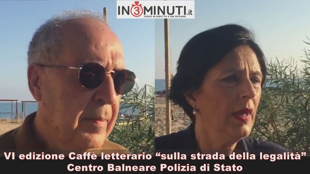 VI edizione Caffè letterario “sulla strada della legalità”, primo appuntamento, 26 luglio 📹 VIDEO