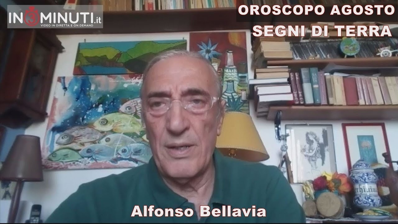 OROSCOPO AGOSTO, TERRA, Toro Vergine Capricorno, di Alfonso Bellavia 📹