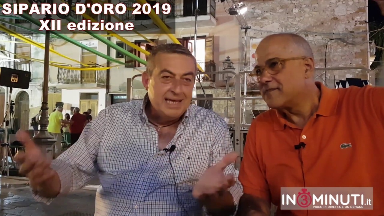 SIPARIO D’ORO 2019, XII edizione, Lelio Castaldo Direttore SICILIA24H al microfono di Camillo Bosio  📹VIDEO