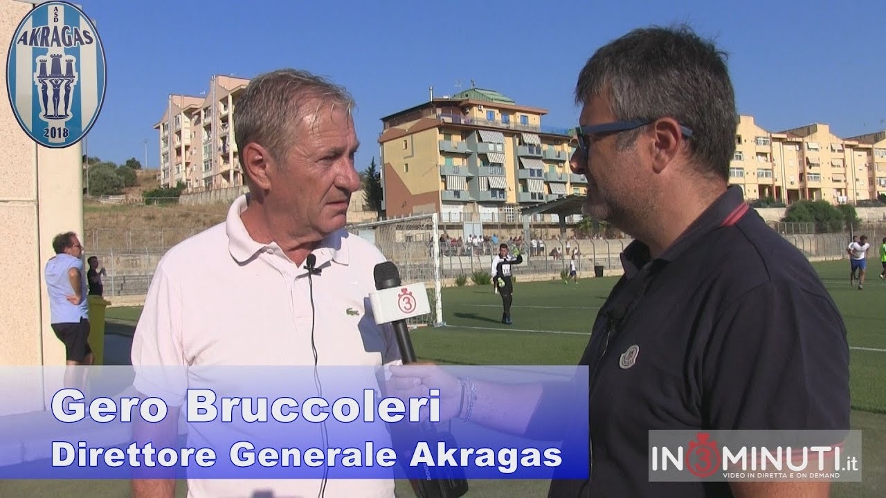 “Fare dell’Akragas un monumento in movimento”, Gero Bruccoleri, direttore generale Akragas, 📹VIDEO