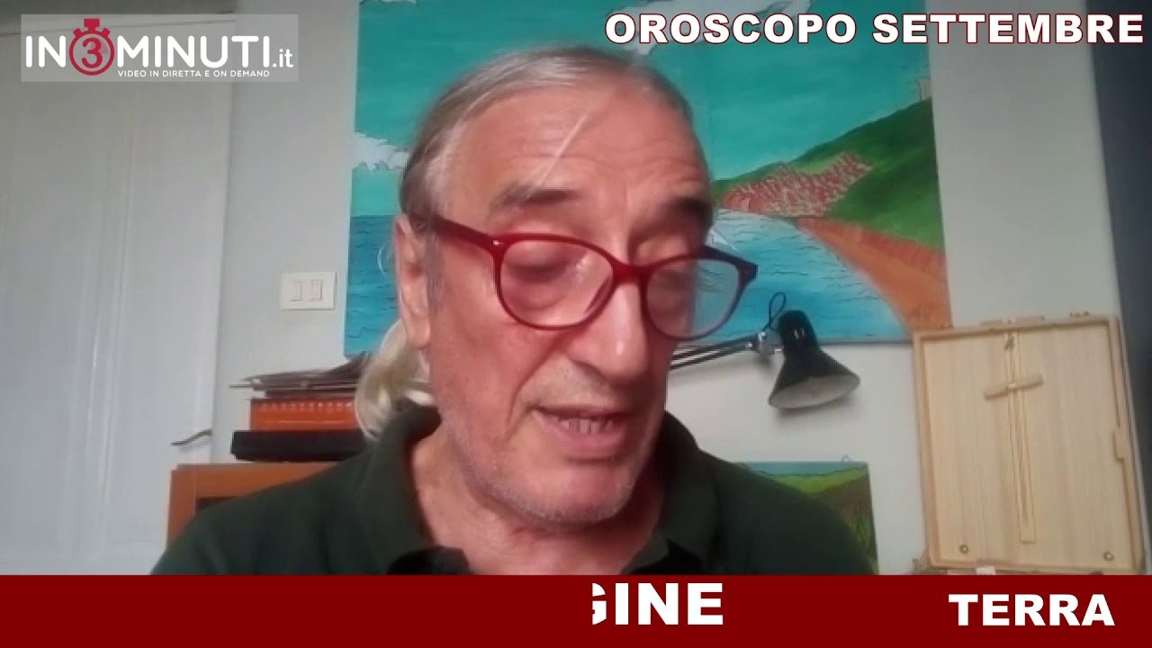 OROSCOPO settembre TERRA , Toro Vergine Capricorno, di Alfonso Bellavia 📹VIDEO