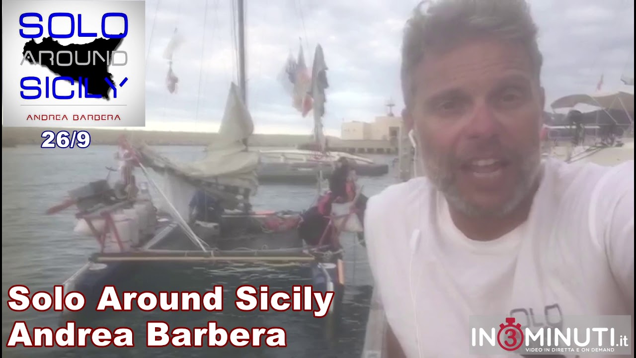 ⛵Solo Around Sicily, 32 ore da Cefalù a Capo d’Orlando e domani si va a Milazzo, Andrea Barbera, 29/9, 📹VIDEO