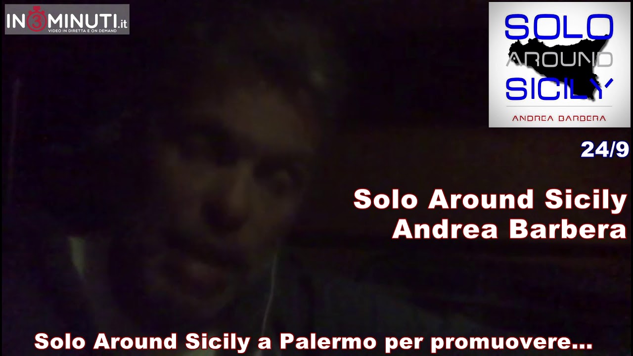 ⛵Solo Around Sicily, Andrea Barbera a Palermo per promuovere… 24/9 📹Video