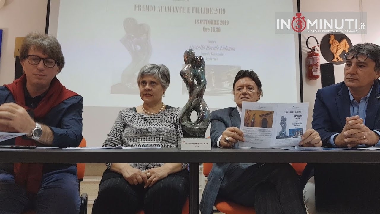 “PREMIO ACAMANTE E FILLIDE”, Castello Ducale Colonna, Domenico Boscia, autore dell’opera artistica rappresentativa del premio📹VIDEO