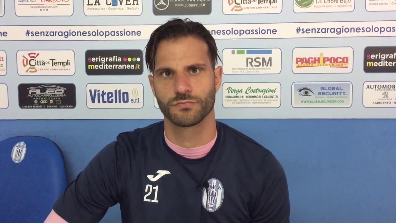 Akragas vs Cephaledium: Stefano Procida, pre partita 📹Video