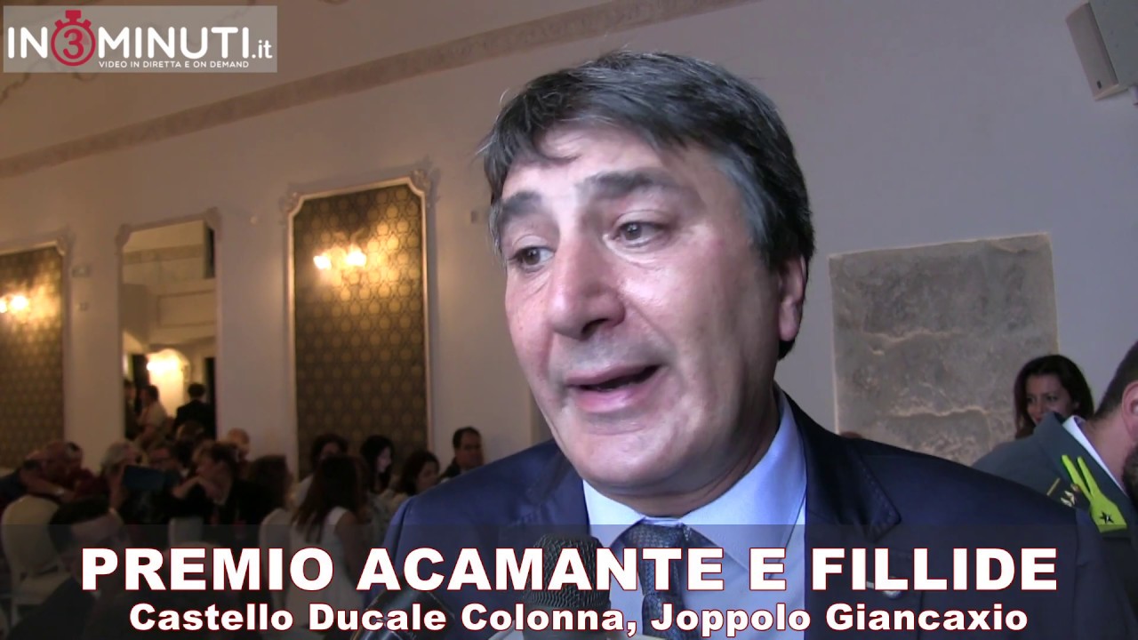 PREMIO ACAMANTE E FILLIDE, Peppe Zambito, direttore artistico 📹VIDEO