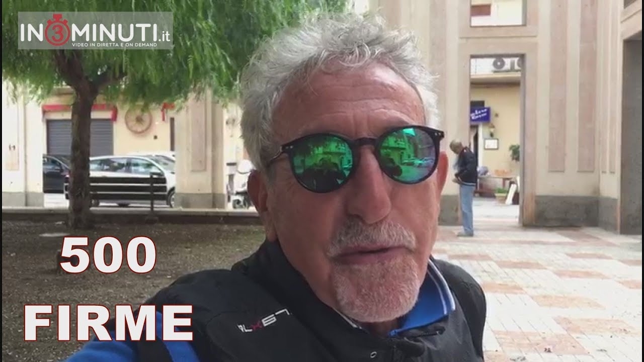 500 firme per chiedere all’ENEL la demolizione di un serbatoio 📹Video
