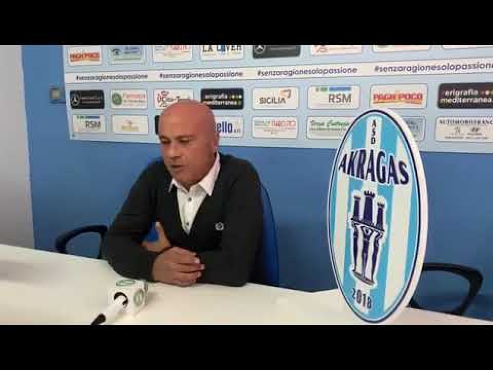 Akragas, dimissioni mister Mutolo, ascoltiamo il DS Ernesto Russello 📹 VIDEO