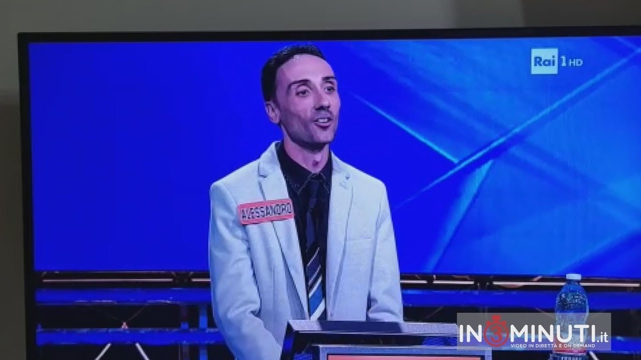 Alessandro Cutaia, il Catarella empedoclino, all’Eredità di Flavio Insinna su Rai1 📹