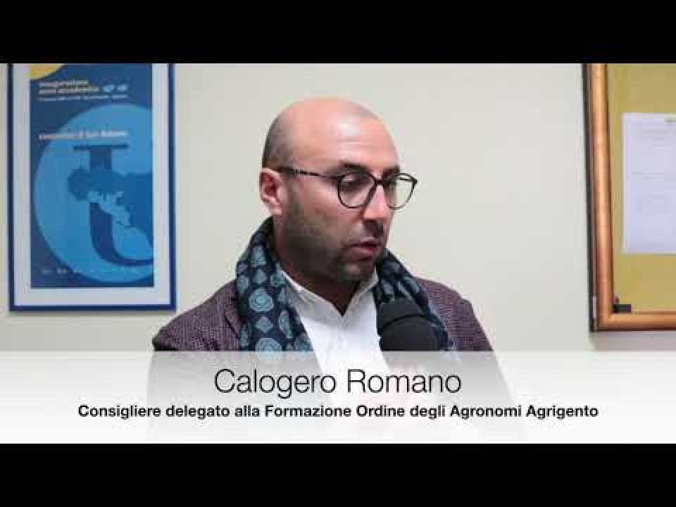 “Pilot” Calogero Romano sul podio al concorso nazionale “Dottore Agronomo e Dottore Forestale…” Video🎥