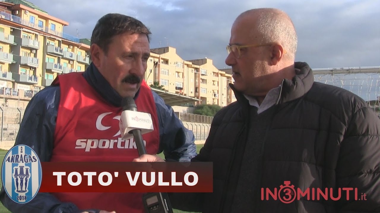 Akragas, “ci auguriamo di avere un bel contorno per gratificarli come abbiamo fatto domenica” Totò Vullo📹