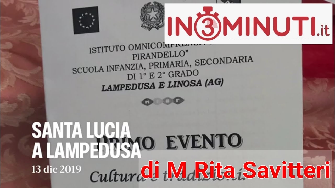 Santa Lucia a Lampedusa, 🎥Video