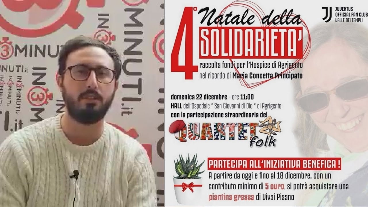 4° Natale della SOLIDARIETA’, 22 dicembre, ore 11, H San Giovanni di Dio 📹Alessandro Seminerio VIDEO