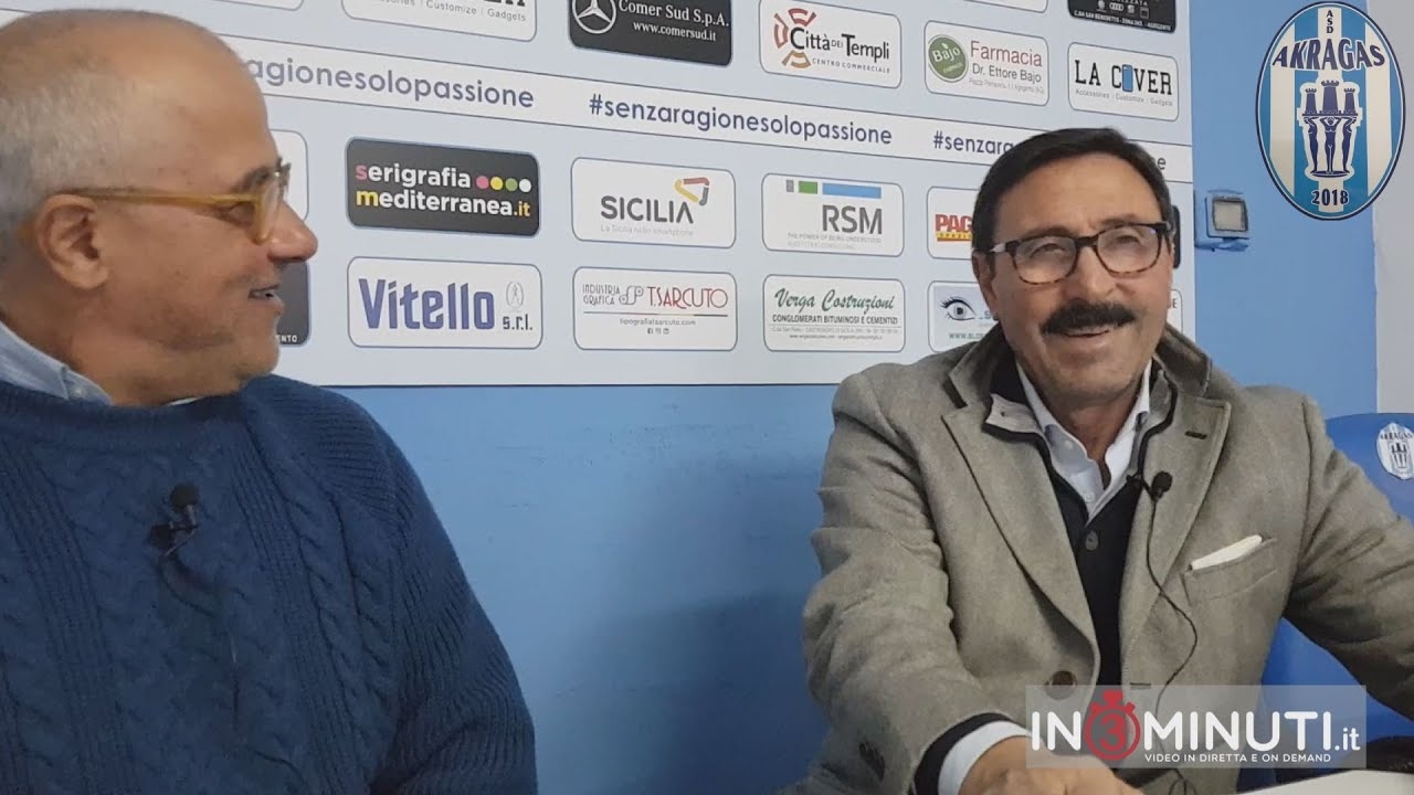 ⚽”e adesso ce la giochiamo…” Totò Vullo, allenatore Akragas  📽VIDEO