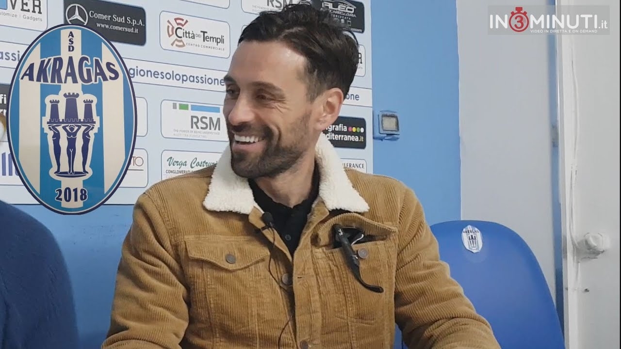 ⚽”cerchiamo di coronare il sogno e vincere il campionato…” Giuseppe Gambino bomber Akragas📽VIDEO