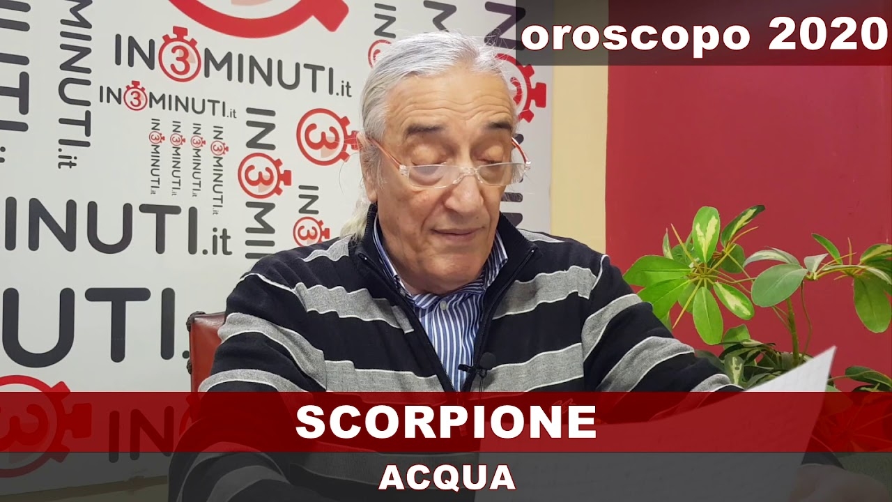 OROSCOPO 2020, ACQUA, cancro scorpione pesci, di Alfonso Bellavia 📹VIDEO