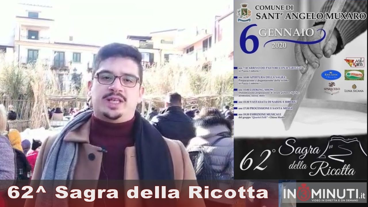 62^ Sagra della Ricotta a Sant’Angelo Muxaro, ascoltiamo il sindaco Angelo Tirrito 📽VIDEO