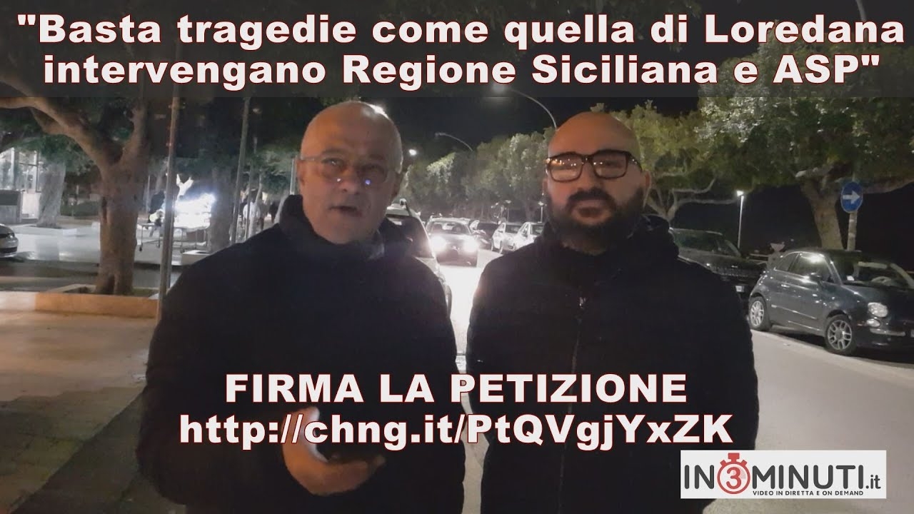 “Basta tragedie come quella di Loredana” firma la petizione http://chng.it/PtQVgjYxZK 🎥VIDEO