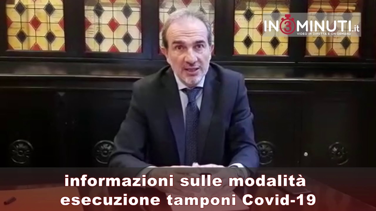 Informazioni sulle modalità esecuzione tamponi Covid 19, 🎥 GIUSEPPE FRISCIA, DIRETTORE UNITA’ OPERATORIA PATOLOGIA CLINICA