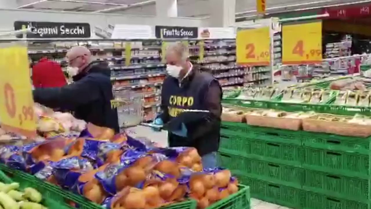 Coronavirus, controlli alimentari, in Sicilia multe per 50.000€ 🎥VIDEO