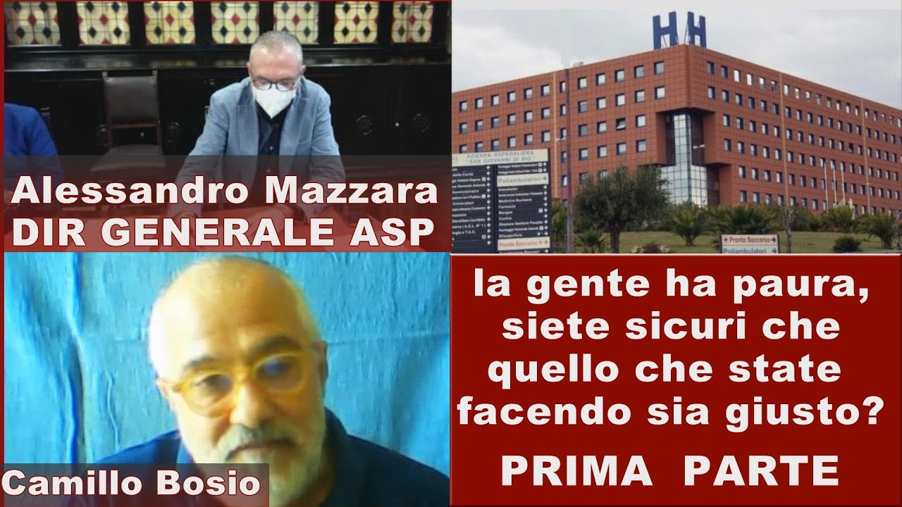 San Giovanni di Dio siete sicuri che quello che si sta facendo sia giusto? Lo abbiamo chiesto ad Alessandro Mazzara, Direttore Generale ASP Ag 1^parte 🎥VIDEO