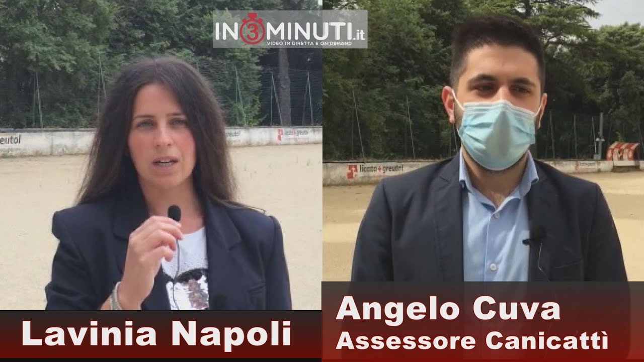 Ampliamento campo sportivo Carlotta Bordonaro, l’assessore allo sport Angelo Cuva al microfono di Lavinia Napoli