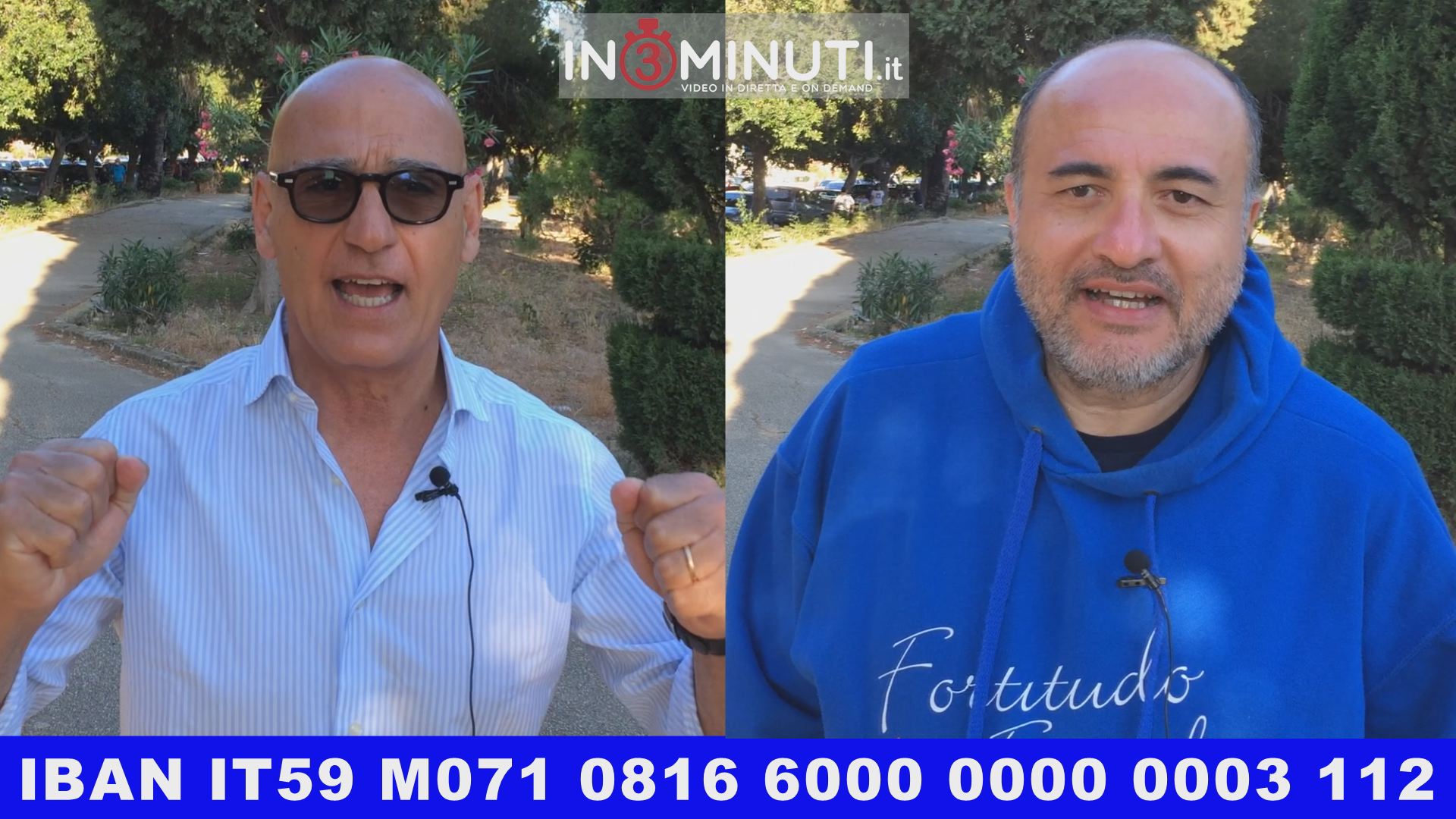 Uniti per la Fortitudo, ascoltiamo Peppe Grimaldi e Alberto Gangarossa, Fortitudo Family, obiettivo  150mila€, IBAN IT59 M071 0816 6000 0000 0003 112