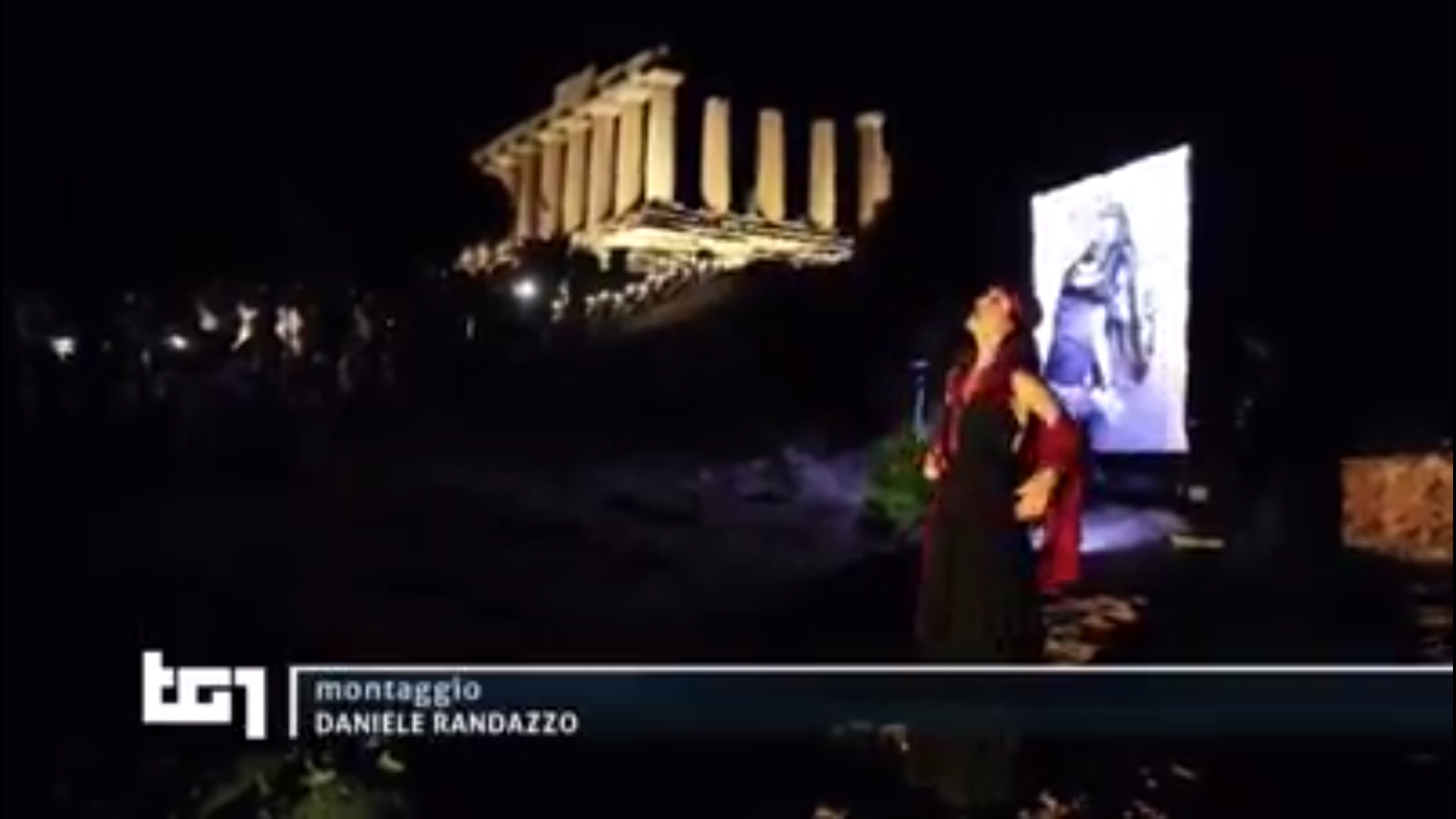 Il risveglio dell’umanità sul TG1, Valle dei Templi, Agrigento, 14ago