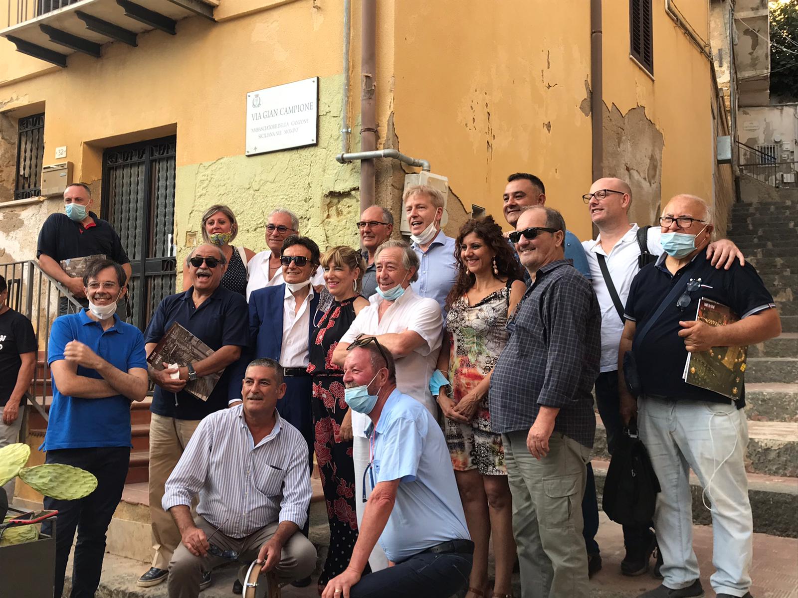 Via Gian Campione ad Agrigento. L’EX TRAVERSA ORTOLANI adesso è VIA GIAN CAMPIONE