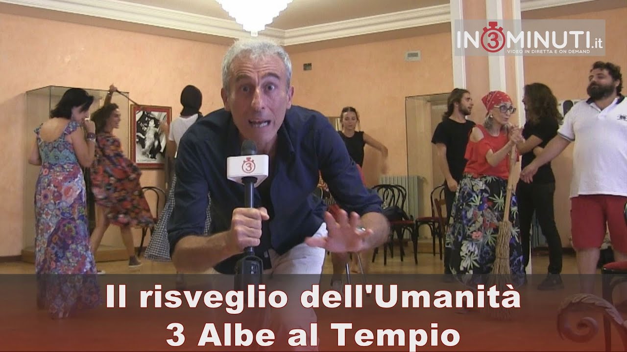 Il risveglio dell’Umanità, 3 Albe al Tempio, 14-16-23 agosto 2020 con Gaetano Aronica e la compagnia del Teatro Pirandello🎥