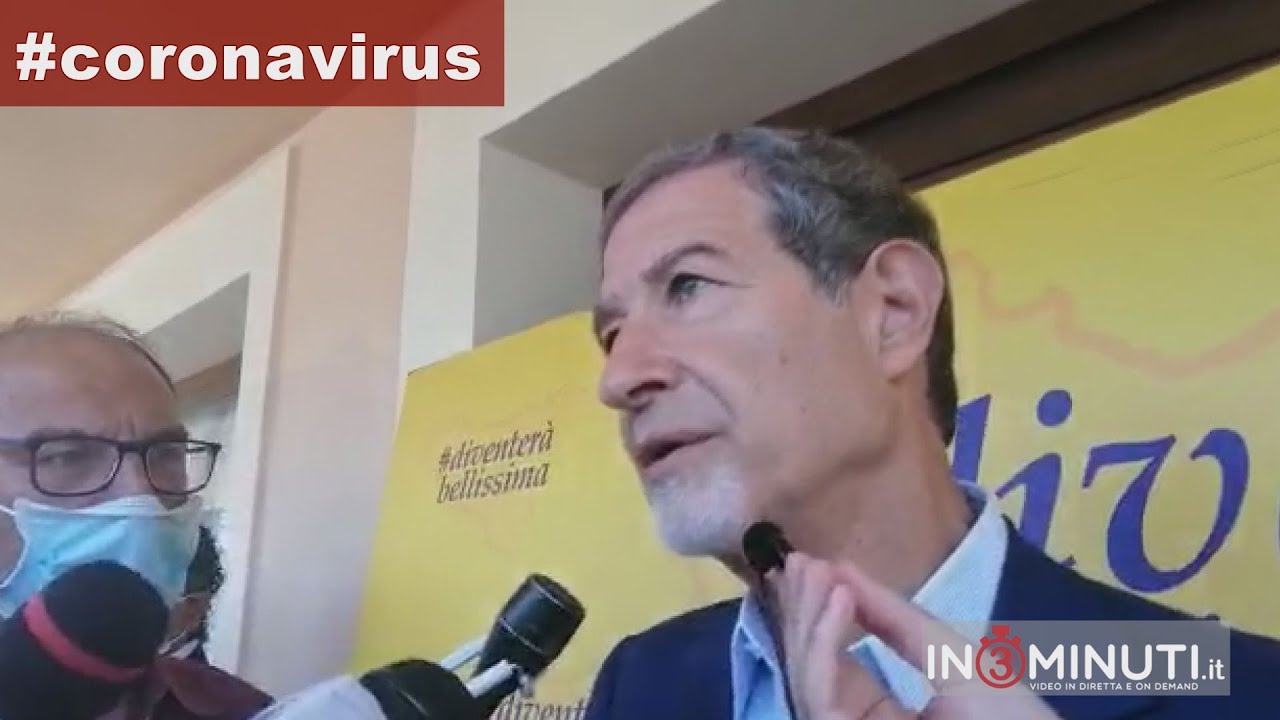 Coronavirus “i dati non mi preoccupano, mi occupano” Musumeci ad Agrigento