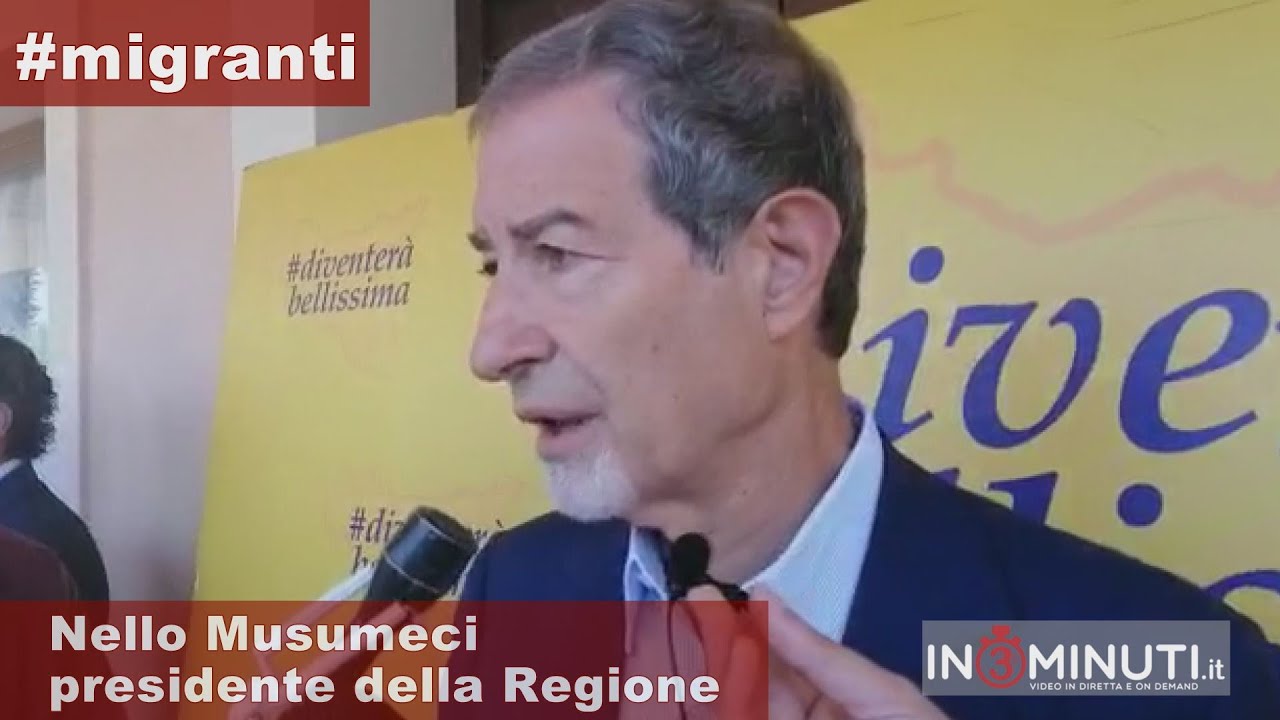 tema migrazione “abbiamo messo il governo con le spalle al muro” Musumeci ad Agrigento