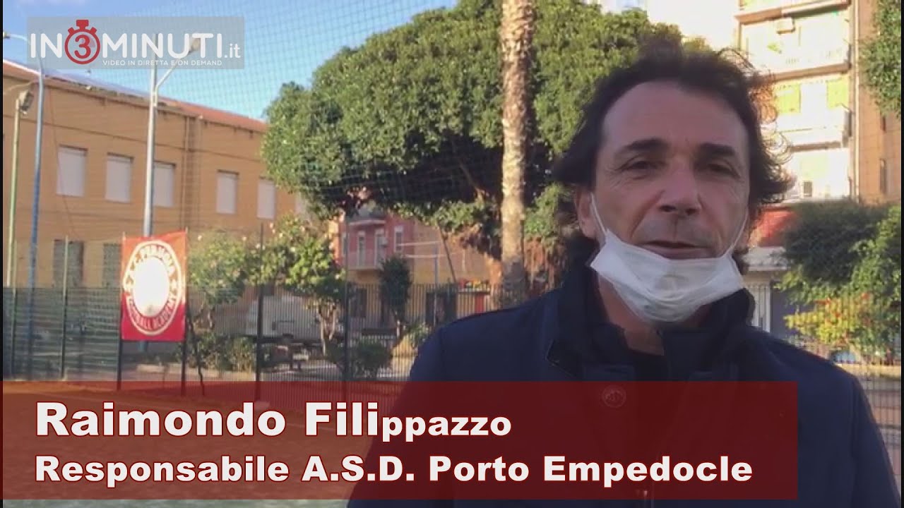 “abbiamo piazzato 3 ragazzi nelle società professionistiche” ascoltiamo Raimondo Filippazzo, responsabile ASD Porto Empedocle, al microfono di Danilo Verruso