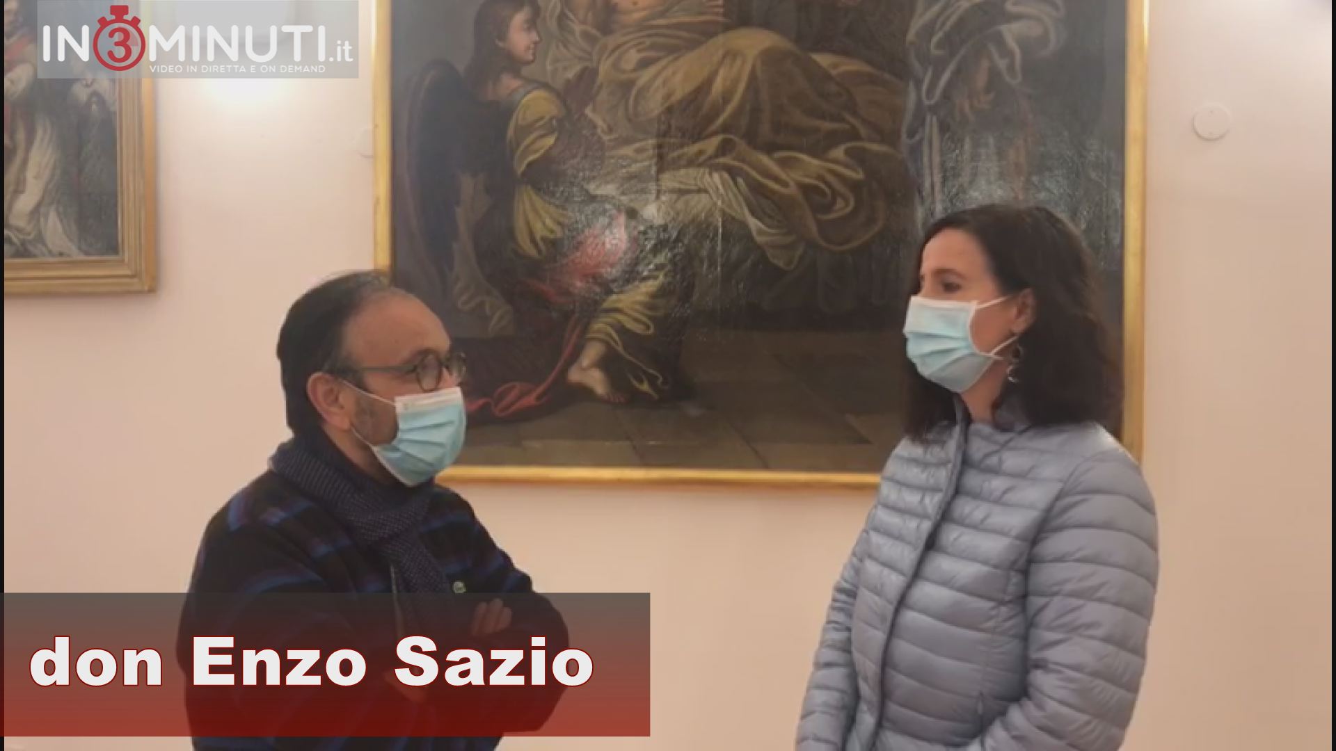 Tele del Politi al Collegio dei Filippini “sarebbe un sogno realizzare un museo in questi locali… che possa far parte del circuito turistico della città di Agrigento” don Enzo Sazio al microfono di M Rita Savitteri